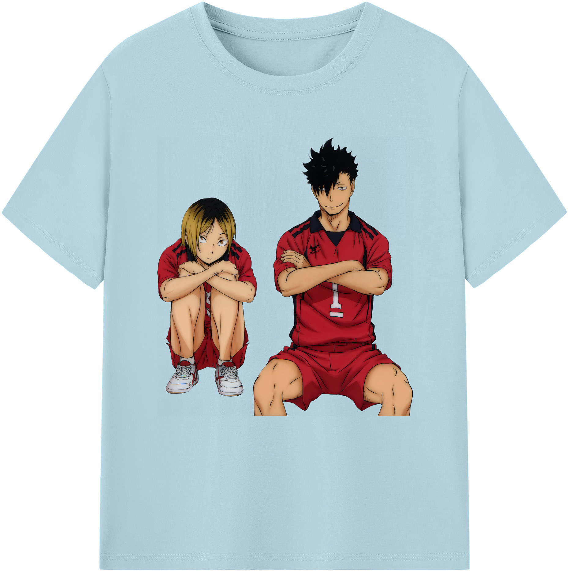 （画像用） ハイキュー!! Haikyu!! 綿100％半袖Tシャツ（フロントプリント）